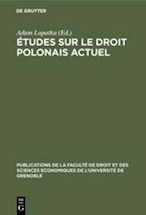 Études Sur Le Droit Polonais Actuel