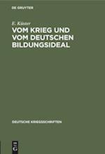 Vom Krieg und vom deutschen Bildungsideal