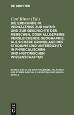 Die Sinai-Halbinsel, Palästina und Syrien, Abschn. 2. Palästina und Syrien, Abth. 2