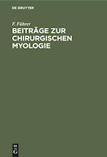 Beiträge Zur Chirurgischen Myologie