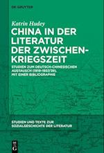 China in der Literatur der Zwischenkriegszeit