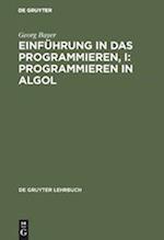 Einführung in Das Programmieren, I