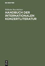 Handbuch der internationalen Konzertliteratur
