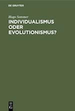 Individualismus Oder Evolutionismus?