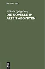 Die Novelle Im Alten Aegypten