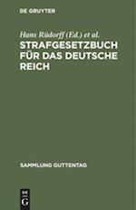 Strafgesetzbuch Für Das Deutsche Reich