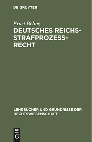 Deutsches Reichsstrafprozeßrecht