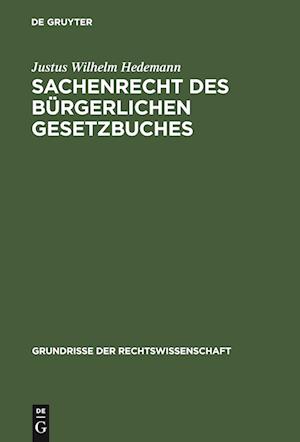 Sachenrecht des Bürgerlichen Gesetzbuches