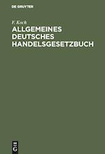 Allgemeines deutsches Handelsgesetzbuch