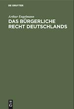 Das bürgerliche Recht Deutschlands