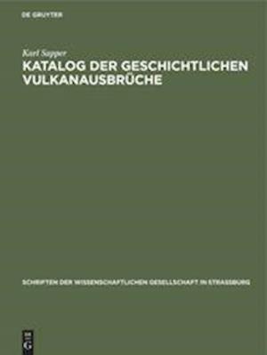 Katalog der geschichtlichen Vulkanausbrüche