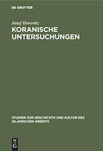 Koranische Untersuchungen