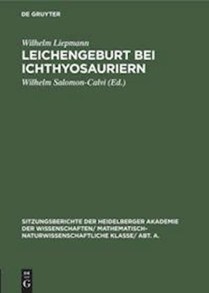 Leichengeburt bei Ichthyosauriern