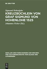 Kreuzbüchlein von Graf Sigmund von Hohenlohe 1525