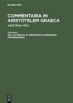 In Aristotelis Categorias commentarius