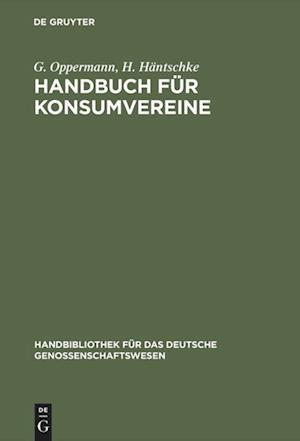 Handbuch Für Konsumvereine