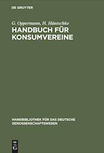 Handbuch Für Konsumvereine