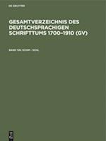 Gesamtverzeichnis des deutschsprachigen Schrifttums 1700-1910 (GV), Band 126, Schim - Schl