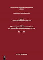 Chronologische Bilddokumentation der österreichischen Zeitungen 1621-1795