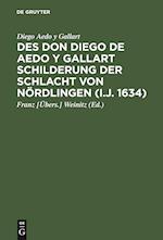 Des Don Diego de Aedo y Gallart Schilderung der Schlacht von Nördlingen (i.J. 1634)