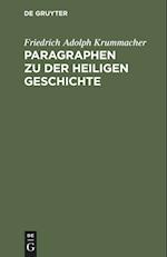 Paragraphen Zu Der Heiligen Geschichte