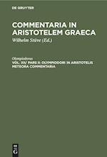 Olympiodori in Aristotelis Meteora commentaria