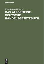 Das Allgemeine Deutsche Handelsgesetzbuch