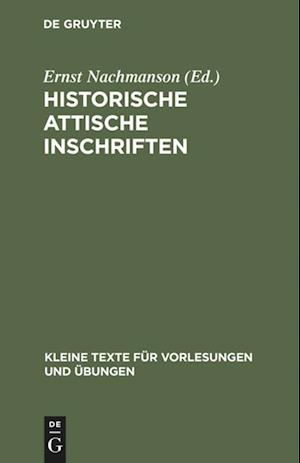 Historische attische Inschriften