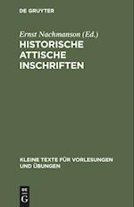 Historische attische Inschriften