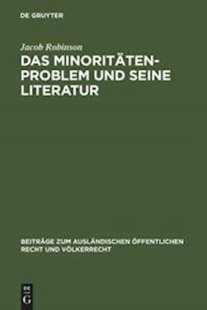 Das Minoritätenproblem und seine Literatur