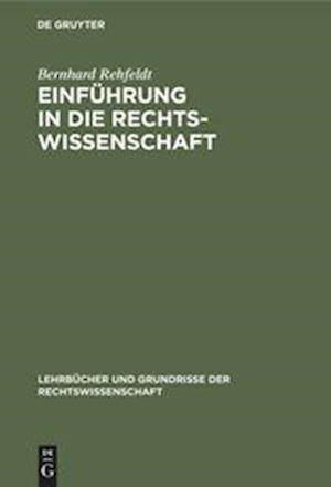 Einführung in Die Rechtswissenschaft