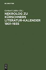 Nekrolog zu Kürschners Literatur-Kalender 1901-1935