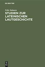 Studien Zur Lateinischen Lautgeschichte