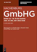 Max Hachenburg: Gesetz betreffend die Gesellschaften mit beschränkter Haftung (GmbHG) / §§ 78-88; Anh. §§ 266, 283-283d StGB