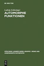 Automorphe Funktionen