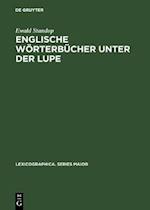 Englische Wörterbücher unter der Lupe