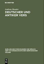 Deutscher und antiker Vers