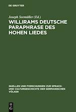 Willirams deutsche Paraphrase des Hohen Liedes