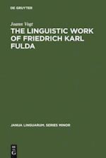 linguistic work of Friedrich Karl Fulda