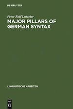 Major pillars of German syntax