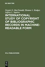 International Study of Copyright of Bibliographic Records in Machine-Readable Form