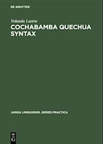 Cochabamba Quechua Syntax