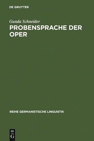 Probensprache der Oper