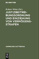 Justizbeitreibungsordnung und Einziehung von Vermogensstrafen