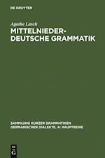 Mittelniederdeutsche Grammatik