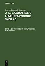 Die Theorie der analytischen Functionen