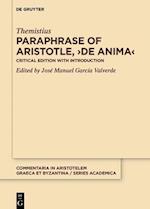 Paraphrase of Aristotle, >De Anima