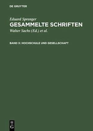 Hochschule und Gesellschaft