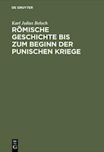 Römische Geschichte bis zum Beginn der Punischen Kriege