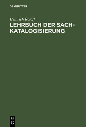 Lehrbuch der Sachkatalogisierung